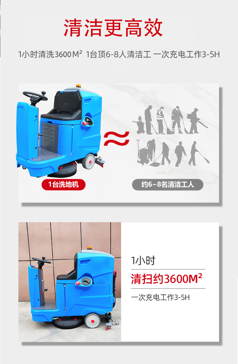 天水驾驶式洗地机更适合用在高铁站